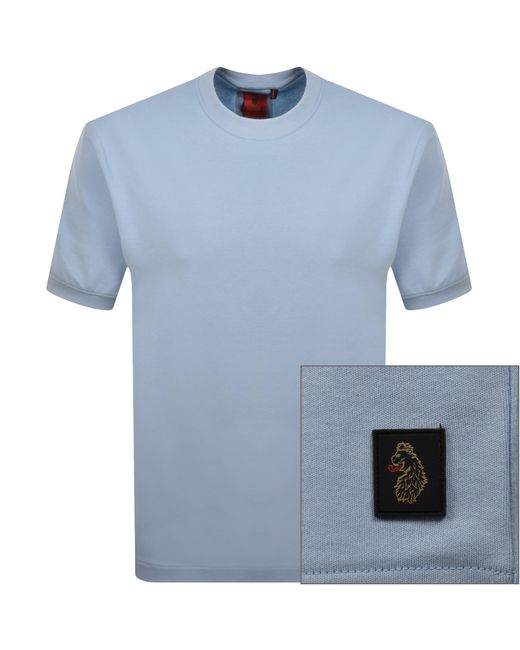 Luke 1977 Blue Dapper Schnapper T Shirt for men