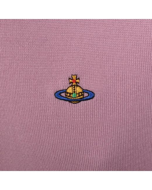 Vivienne Westwood Pink Alex Round Neck Jumper for men