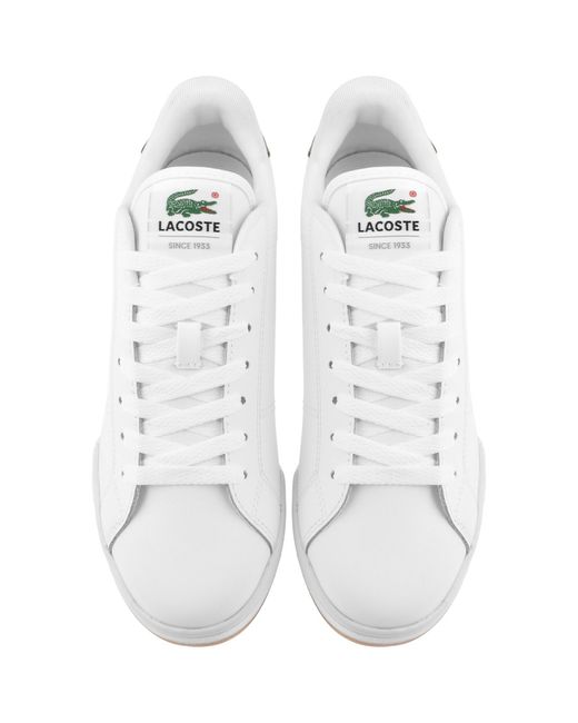 Lacoste White Carnaby Cup Trainers for men