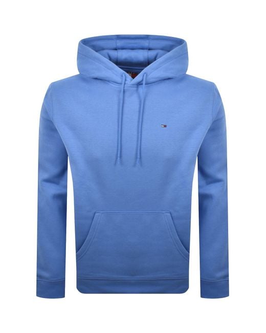 Tommy Hilfiger Blue Flag Logo Hoodie for men