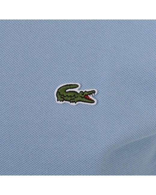 Lacoste Blue Short Sleeved Polo T Shirt for men