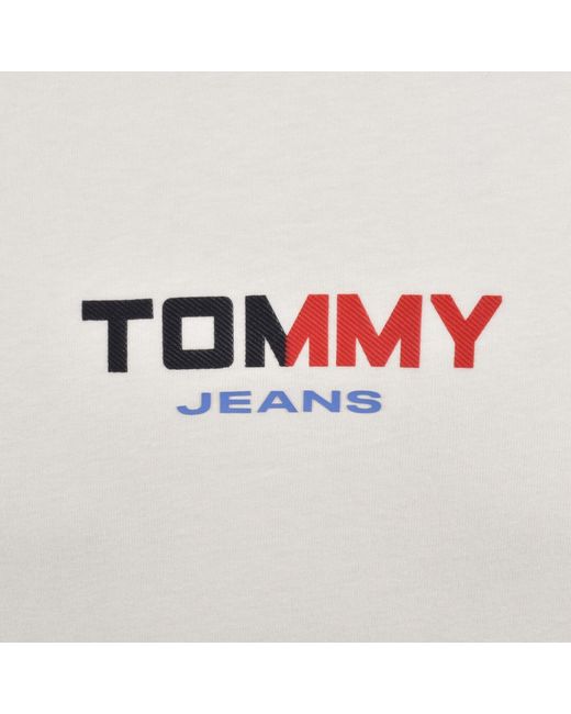 Tommy Hilfiger White Backprint T Shirt for men