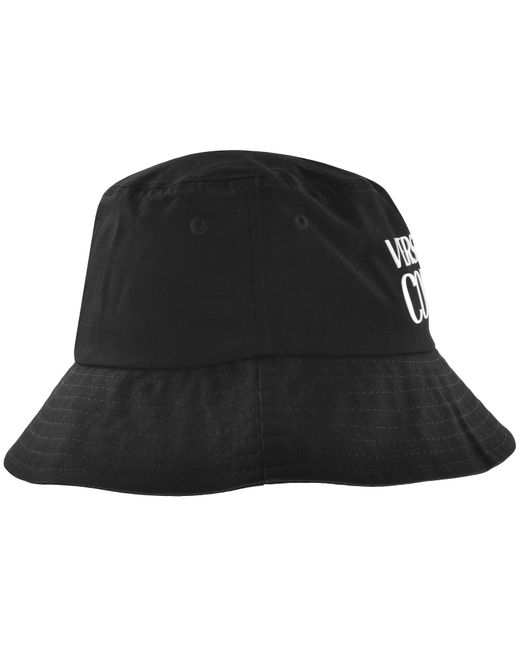 Versace Black Couture Bucket Hat for men