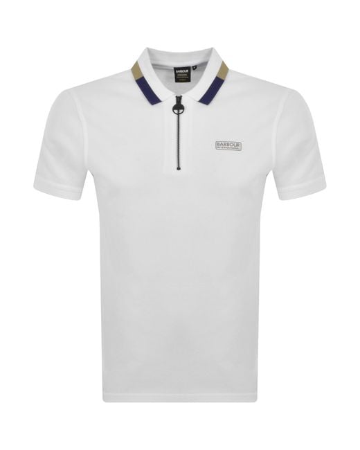 Barbour Blue Smith Polo T Shirt for men