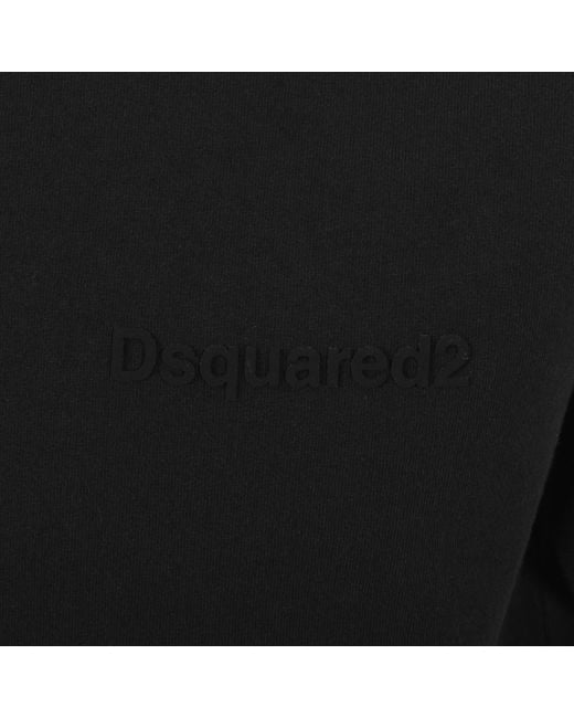 DSquared² Black Loose Fit T Shirt for men