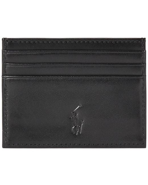 Ralph Lauren Black Belt And Card Holder Gift Set for men