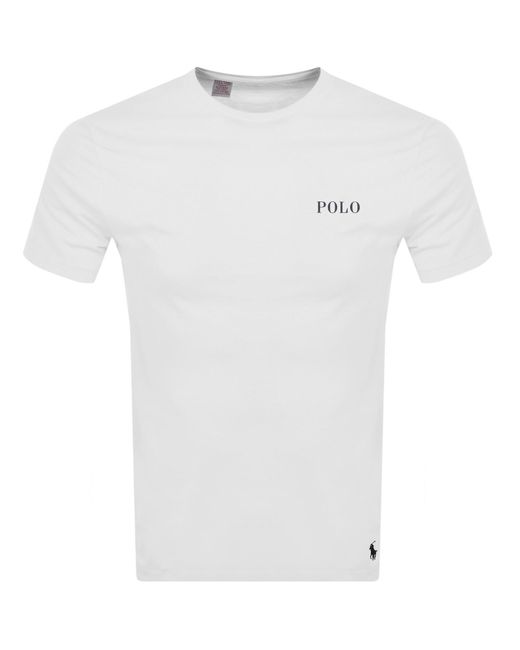 Ralph Lauren White Crew Neck T Shirt for men