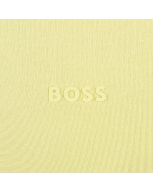 BOSS BUSINESS Yellow Boss Thompson 01 T Shirt Light for men