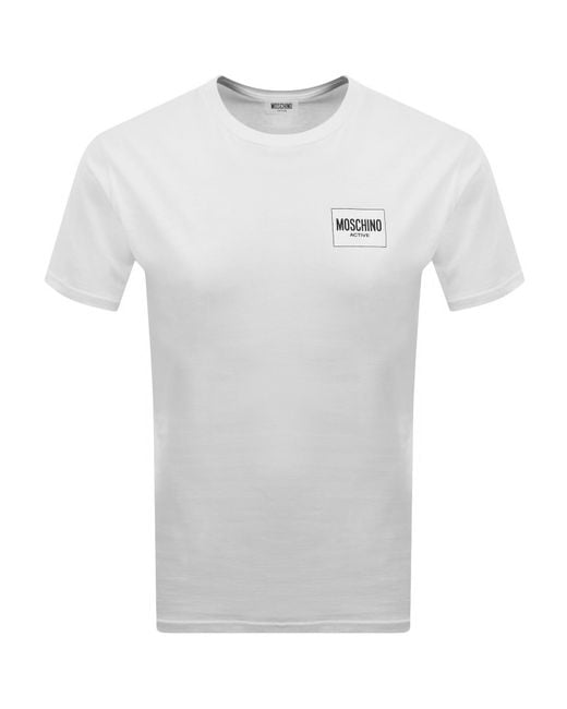 Moschino Black Active 2 Pack T Shirts for men