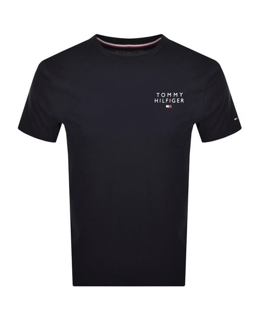Tommy Hilfiger Blue Logo T Shirt for men