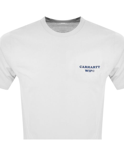 Carhartt White Maria Dinner T Shirt for men
