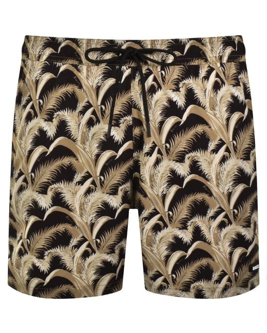 BOSS BUSINESS Green Boss Vibe Swim Shorts for men