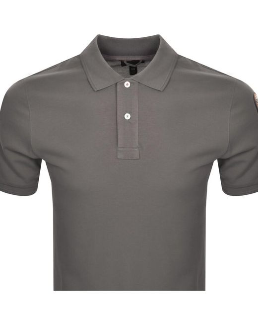 Parajumpers Gray Polo T Shirt for men