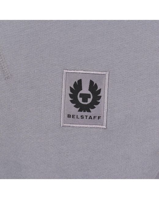 Belstaff Gray Logo Sweatshirt for men