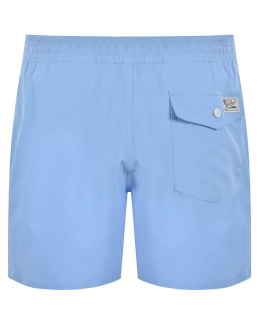 Ralph Lauren Blue Traveller Swim Shorts Austin for men