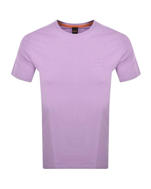Boss Purple Boss Tales T Shirt for men