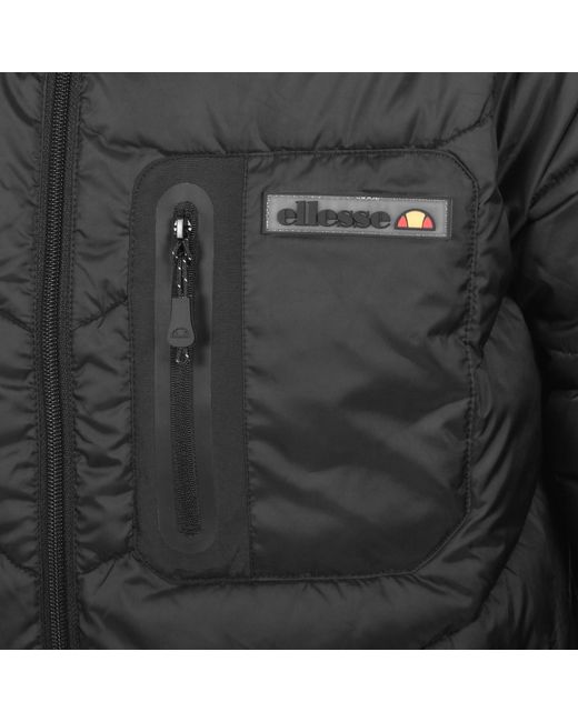 Ellesse Black Lalizo Padded Jacket for men