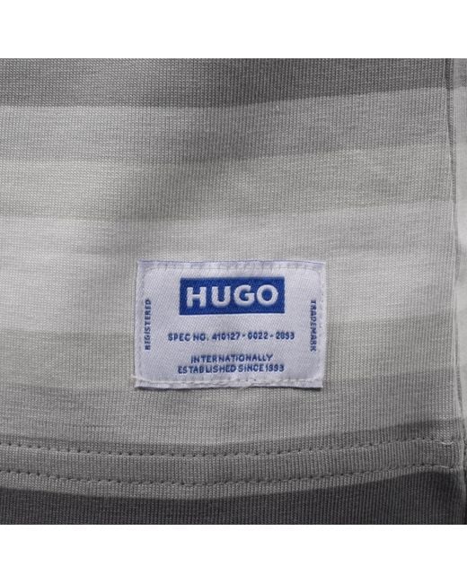 HUGO Gray Nisote T Shirt for men