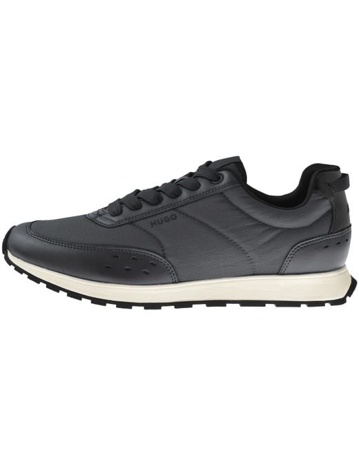 HUGO Black Icelin Runn Trainers for men