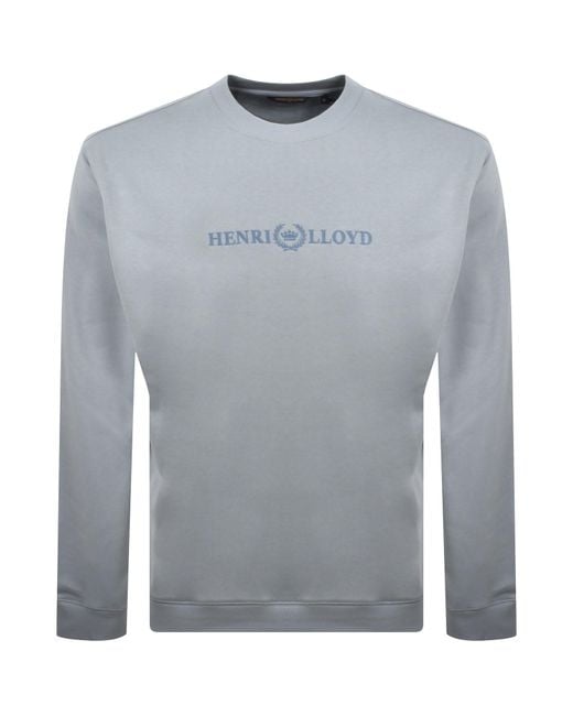 Henri Lloyd Gray Lytham Sweatshirt for men