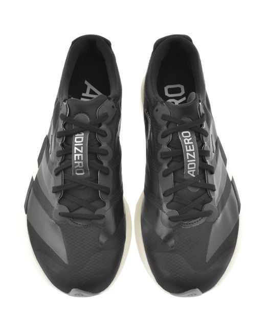 Adidas Black Adizero Adios Trainers for men