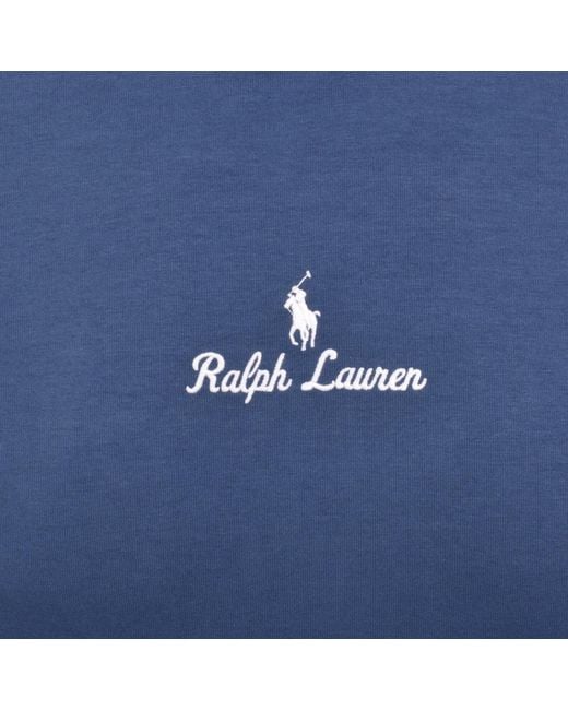 Ralph Lauren Blue Logo Hoodie for men