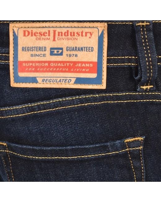 DIESEL Blue 1985 Larkee Mid Wash Jeans for men