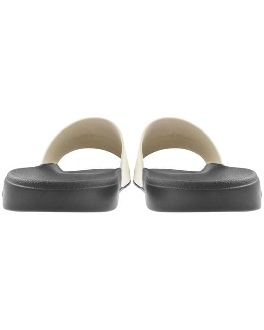 Calvin Klein Black Monobrand Sliders for men