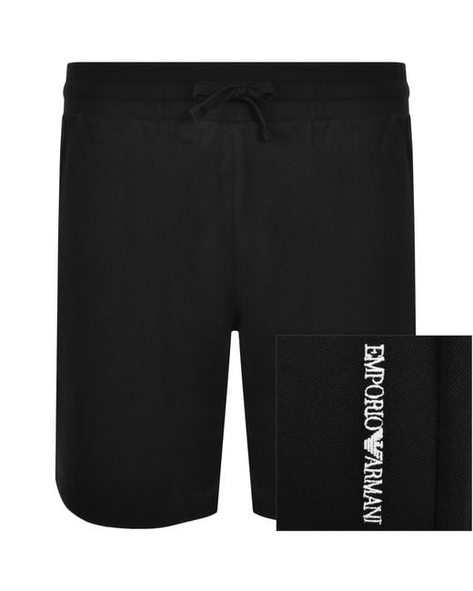 Armani Emporio Loungewear Shorts in Black for Men Lyst UK