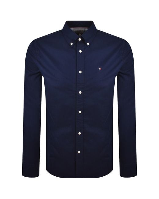 Tommy Hilfiger Blue Heritage Oxford Shirt for men