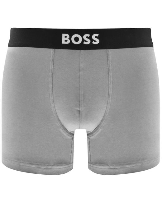 BOSS BUSINESS Blue Boss One Underwear 3 Pack Boxer Briefs for men