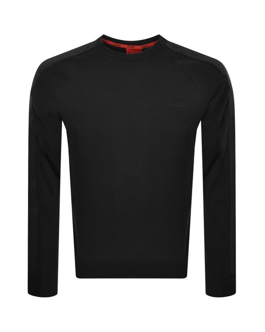 HUGO Black Tonal Sweatshirt for men