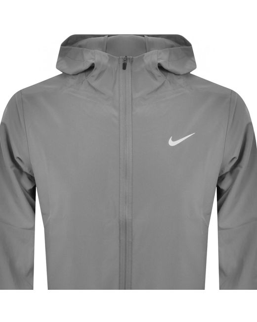 Nike Gray Training Hooded Fitness Jacket for men