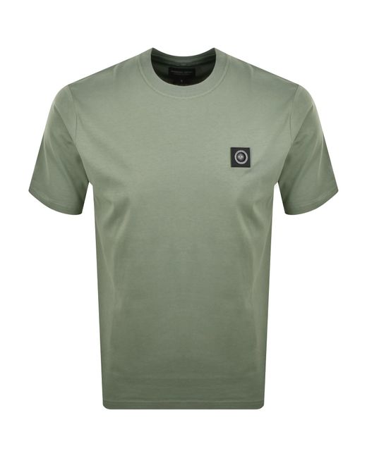 Marshall Artist Green Siren T Shirt Sage for men
