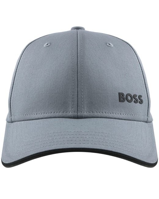 Boss Gray Boss Bold Baseball Cap Pastel for men