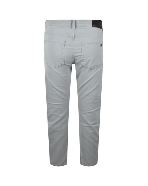 Boss Gray Boss Delaware Slim Fit Trousers for men