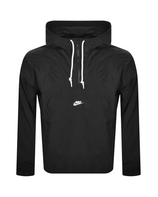 Nike Black Marina Anorak Pullover Jacket for men