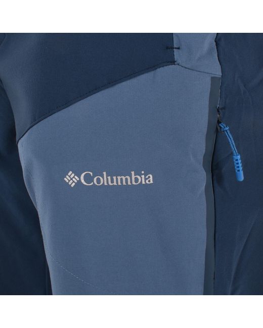 Columbia Blue Tech Softshell Trousers for men