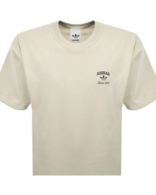Adidas Originals Natural Boots Gfx T Shirt for men