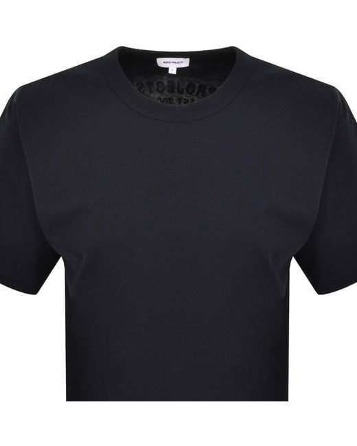 Norse Projects Black Snekkersten Arch T Shirt for men