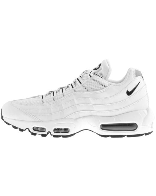white nike air max 95 trainers