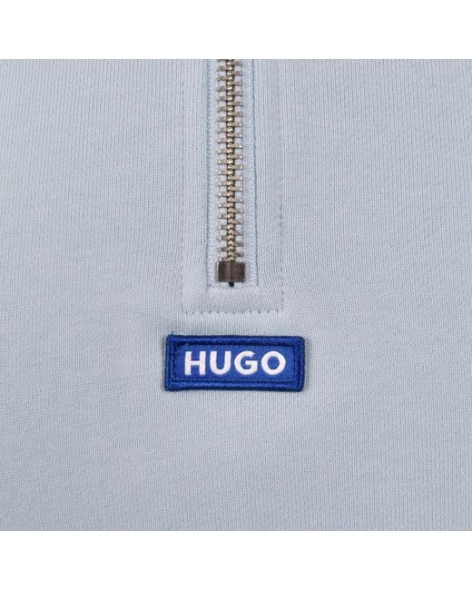 HUGO Blue Neeler Sweatshirt Open for men