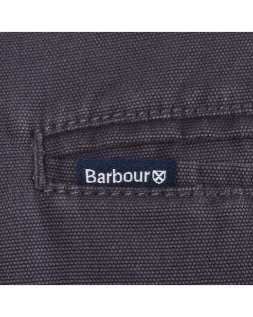 Barbour Blue Wetheral Cargo Shorts for men