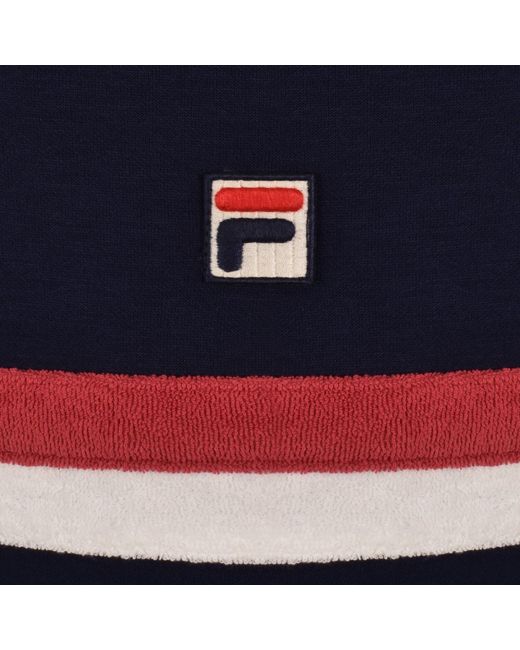 Fila Blue Fila Enrico Terry Stripe Track Top Fila for men
