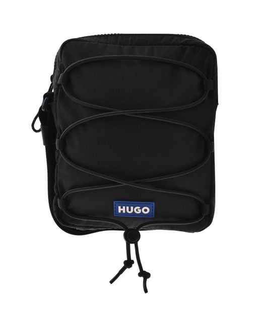 HUGO Black Vytal Rope Zip Bag for men