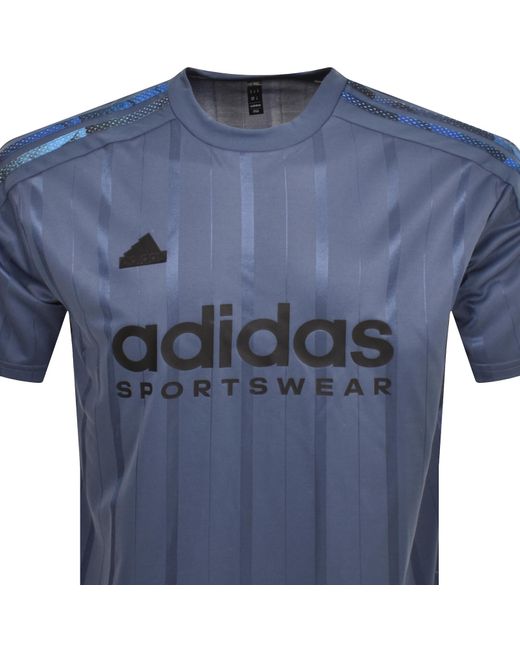 Adidas Originals Blue Adidas Sportswear Tiro T Shirt for men