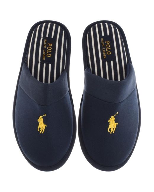 Ralph Lauren Klarence Slippers in Navy (Blue) for Men Lyst