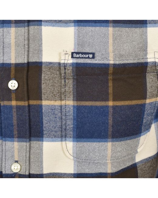 Barbour Blue Valley Tartan Tailored Fit Shirt for men