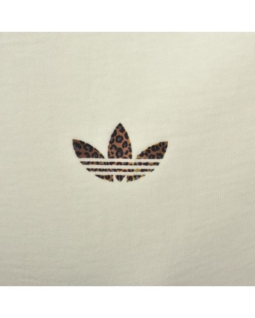 Adidas Originals Metallic Leo Infill T Shirt Off for men