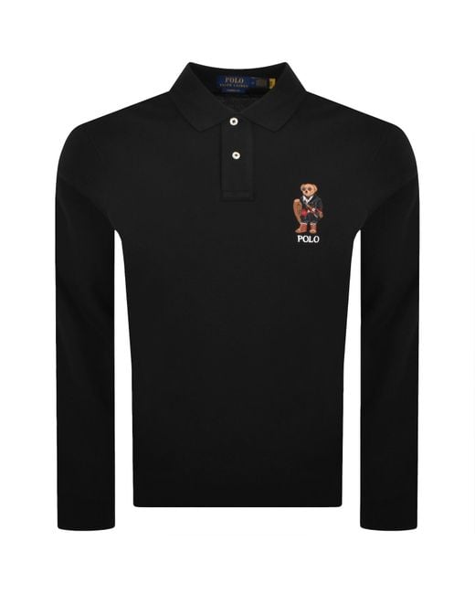 Ralph Lauren Black Bear Polo T Shirt for men
